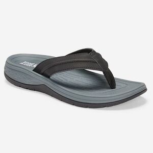 Mens Break Point 2 Flip Flops Black Sandals Comfortable Walking Summer Sz 10 NWT